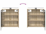 Bathroom Furniture Set 4 pcs Sonoma Oak 3407465