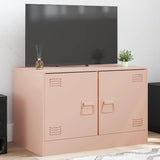 TV Cabinet Pink 67x39x44 cm Steel 841633