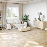 Shaggy Rug Beige 240x305 cm Polyester 353836