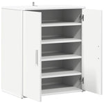Shoe Cabinet White 60x35x70 cm Engineered Wood 808918