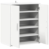 Shoe Cabinet White 60x35x70 cm Engineered Wood 808918