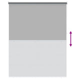 Outdoor Roller Blind UV Protection Light Grey Polyester 42041269