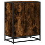 Book Cabinet Smoked Oak 60x35x76 cm Engineered Wood 849101