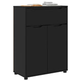 Bathroom Cabinet Black 72.5 x 36.5 x 100 cm Engineered Wood 888768
