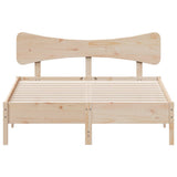 Bed Frame without Mattress 120x200 cm Solid Wood Pine 3328235