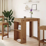 Bar Table Artisian Oak 102x70x103.5 cm Engineered Wood 3309329
