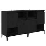 Sideboards 2 pcs Black Oak 60 x 35 x 70 cm Engineered Wood 3415601