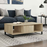 Coffee Table Sonoma Oak 104x60x35 cm Engineered Wood 827095