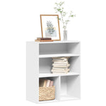 ZNTS Book Cabinet White 60x30x71.5 cm Engineered Wood 860310