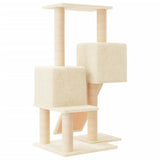 Cat Tree with Sisal Scratching Posts Cream 82 cm 171777