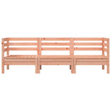 Garden Sofa Douglas natural wood Solid Douglas Wood 3-Seater 838031