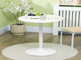 75H x 70cm Two-Person Minimalistic Dining Table - White T3398P343161