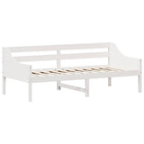 Day Bed without Mattress White 90x200 cm Solid Wood Pine 842831