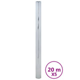 Solar Films 5 pcs Static Reflective Effect Silver PVC 3208990