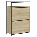 Shoe Cabinet Sonoma Oak 75x34x112 cm Engineered Wood 840035