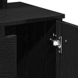 Dressing Table Black Oak 86.5 x 35 x 136 cm Engineered Wood 862783