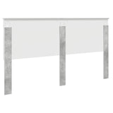 Headboard with Headboard Concrete Grey 180 cm Engineered wood 887729
