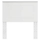 Headboard Gloss White 100 cm Engineered Wood 887675