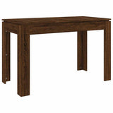 Dining Table Brown Oak 120x60x76 cm Engineered Wood 815389