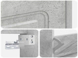 Wall-Mounted Shoe Cabinet UTRECHT 71 x 17 x 43 cm Concrete Grey 897728
