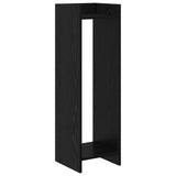 Plant Stand 2 pcs Black Oak 30 x 30 x 100 cm Engineered Wood 899565