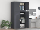 Storage Cabinet 2 pcs Anthracite 80 x 40 x 210 cm Steel 3438743