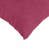 Sofa Pillows 2 pcs Wine Red 80 x 80 cm Corduroy Fabric 42014062