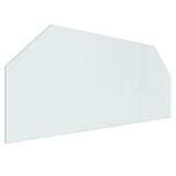 Fireplace Glass Plate Hexagon 120x50 cm 324143