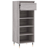 Shoe Cabinet Grey Sonoma 40x36x105 cm Engineered Wood 831458