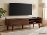 TV Cabinet BILBAO 114 x 40 x 45 cm Dark Caramel 42041334