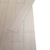 Self-adhesive PVC Flooring Planks 5.21 m 2 mm Oak Classic White 330179