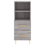 Highboard Grey Sonoma 34.5x34x180 cm Engineered Wood 3198911