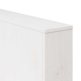 Garden Sofa White 185.5 x 60 x 62 cm Solid Pine Wood 873872