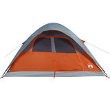 Family Tent Dome 6-Person Orange Waterproof 94557
