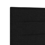 ZNTS Black Fabric Bed Frame 80x200 cm 3344608