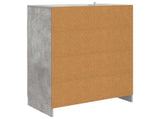 Sideboard Concrete Grey 66 x 34.5 x 92 cm Engineered Wood 895818