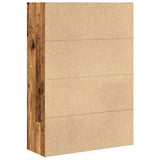 Bookcase Old Wood 80x30x114 cm Engineered Wood 857938