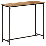 Console Table 80x30x74 cm Solid Wood Mango and Iron 371967