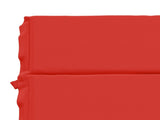 Sunlounger Cushion GEMERT 100% Polyester Red 200 x 80 x 3 cm 948583
