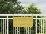 Hanging Balcony Table Folding Gold 60 x 39 x 65 cm Steel 42008076