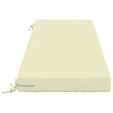 2-Piece Bench Cushions SOEST 2 pcs 100% Polyester Cream 950333