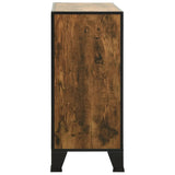 Storage Cabinets 2 pcs Rustic Brown 72x36x82 cm Metal and MDF 3095969