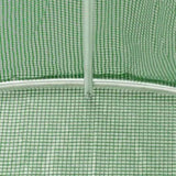Greenhouse Green Polyethylene mesh fabric and galvanised steel 45535