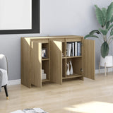 Sideboard Sonoma Oak 102x33x75 cm Engineered Wood 809776