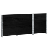 Garden Planter Black 100x50 cm Solid Wood Pine 3295428