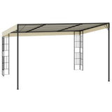 Wall-mounted Gazebo 3x4 m Cream Fabric 47988