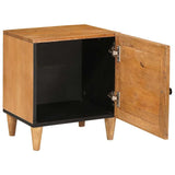 Bedside Cabinet Light Brown 80 x 50 x 40 cm Engineered Wood 4018076