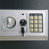 Digital Safe with Lock Dark grey 35 x 25 x 25 cm Steel 42011307