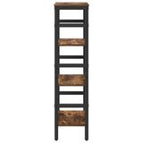 Bookshelf Smoked Oak 40 x 29.5 x 115 cm Engineered Wood 883906