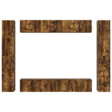 10 Piece TV Cabinet Set Smoked Oak Engineered Wood 3120248